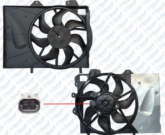 SWAPP 86282 Fan Motoru Davlumbazli P207- P208 -P2008 -P301- C2- C3 -C3 Ii -C3 Iii- C3 Picasso -C4 Cactus- C Elysee 1.6 Hdi- Ds3 Ep6 1.6 Bva Tekli Fan